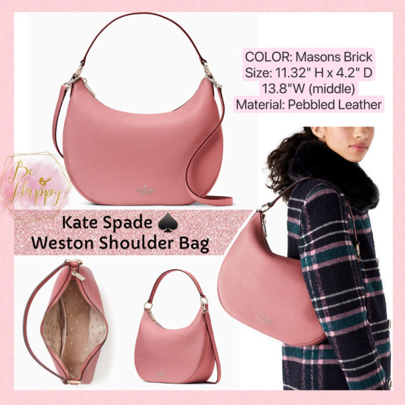 [美國代購] Kate Spade ♠️ Weston Shoulder Bag - Color: Masons Brick