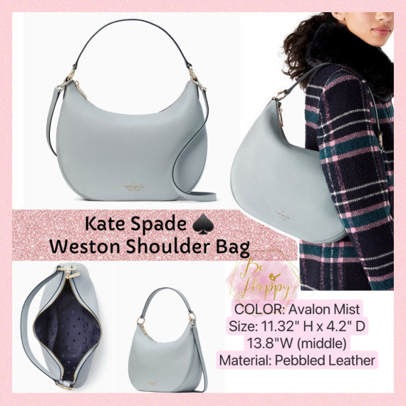 [美國代購] Kate Spade ♠️ Weston Shoulder Bag - Color: Avalon Mist