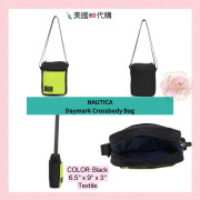 [美國代購] NAUTICA Daymark Crossbody Bag - Color: Black