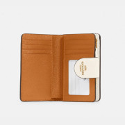 [美國代購] COACH Medium Corner Zip Wallet - COLOR: Gold/Chalk