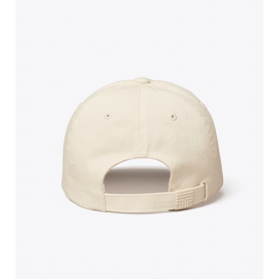 [美國代購] Tory Burch Logo Cap - Color: Ivory Pearl