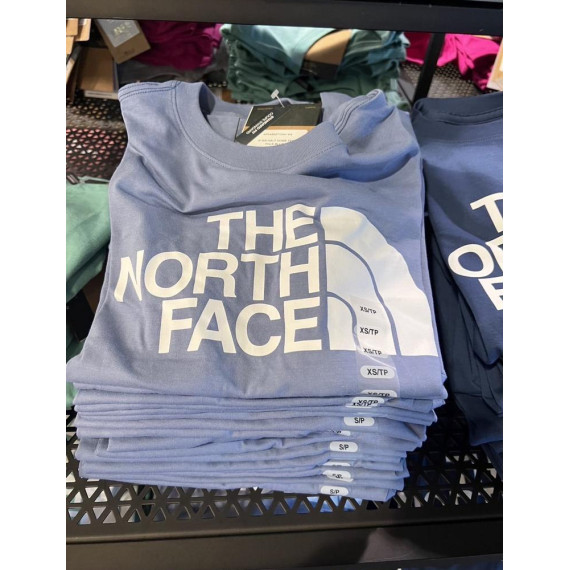 [美國代購] The North Face Women's logo Tee[款式隨機] - Color: Light Blue