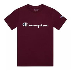 [美國代購] Champion Boys Script Tee - Color: Dark Berry