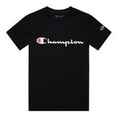 [美國代購] Champion Boys Script Tee - Color: Black