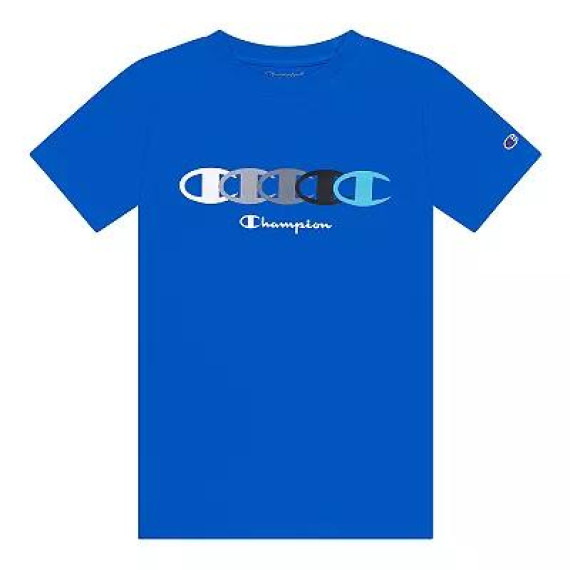 [美國代購] Champion Boys Graphic Tee - Color: Bozetto Blue