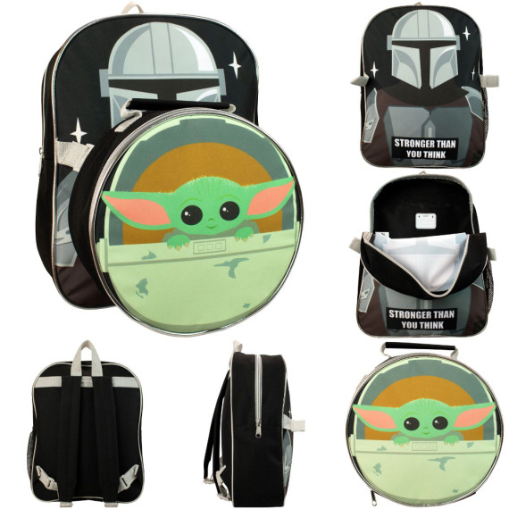 [英國代購] Mandalorian Backpack & Lunchbag - Baby Yoda