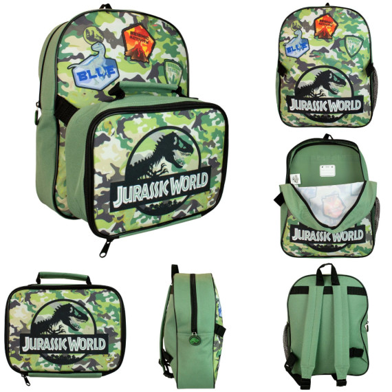 [英國代購] Jurassic World Backpack and Lunchbag Set