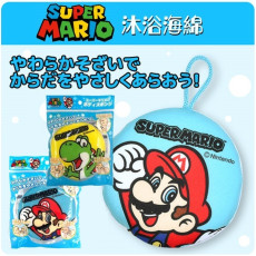 Super Mario 沐浴海綿 (一套3個 同款)