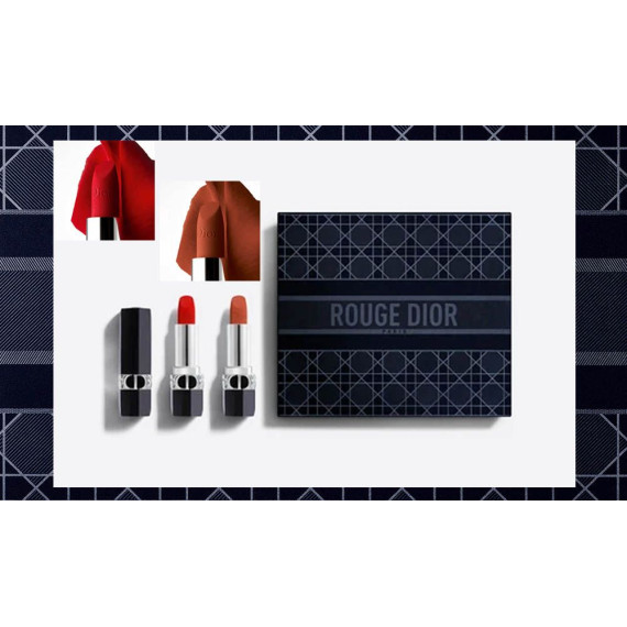 Dior 2021年 經典傲姿唇膏限定套裝 絲絨唇膏盒（小 Size） *不連唇膏*