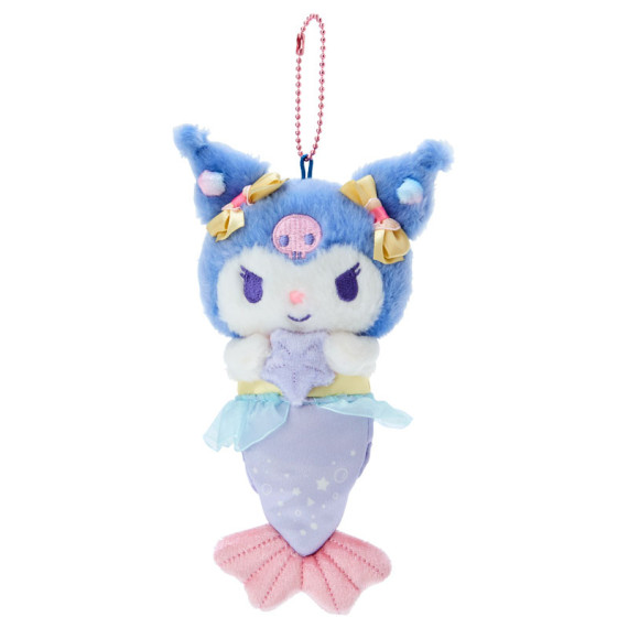 日本直送 2023 年新品 Kuromi 美人魚毛絨公仔吊飾