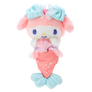 日本直送 2023 年新品 My Melody 美人魚毛絨公仔吊飾