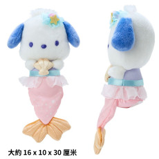 日本直送 2023 年新品 Pochacco 美人魚毛絨公仔