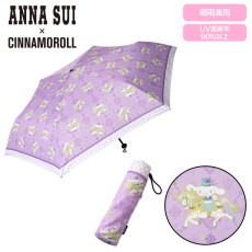 日本直送 日本限定 ANNA SUI X Cinnamoroll 縮骨傘 - 粉紫獨角獸款