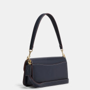 [美國代購] COACH Morgan Shoulder Bag In Signature Chambray - Gold/Denim Multi