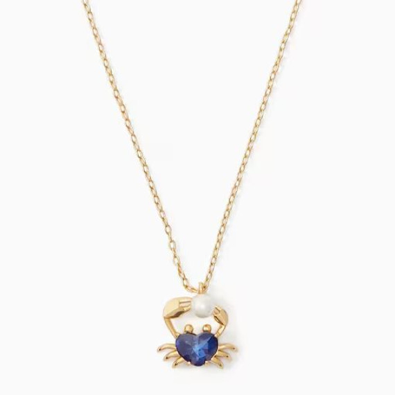 [美國代購] Kate Spade ♠️ Claws Out Crab Mini Pendant Necklace