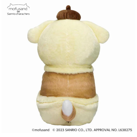 ［日本代購］mofusand x Sanrio Characters Pompompurim  (H 24cm)