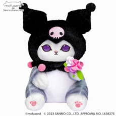 ［日本代購］mofusand x Sanrio Characters Kuromi  (H 26cm)