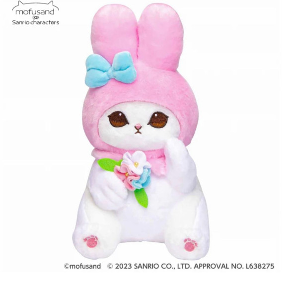 ［日本代購］mofusand x Sanrio Characters My Melody  (H 25cm)