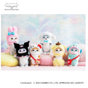 ［日本代購］mofusand x Sanrio Characters Hangyodon (H 18cm)