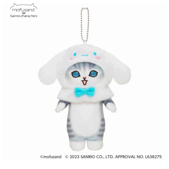 ［日本代購］mofusand x Sanrio Characters Cinnamoroll (H 16cm)