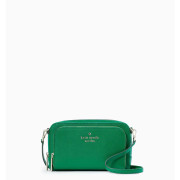 [美國代購] ♠️Kate Spade ♠️ staci dual zip around crossbody - Color: Green Bean