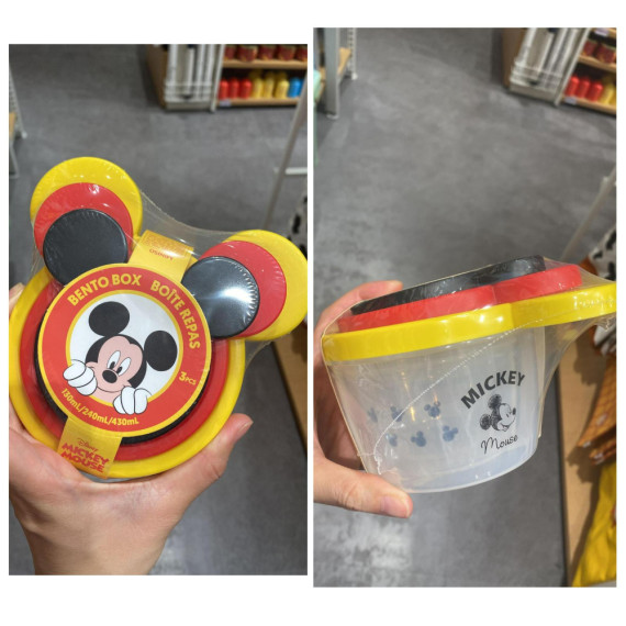 [英國代購] Mickey 食物盒3件套