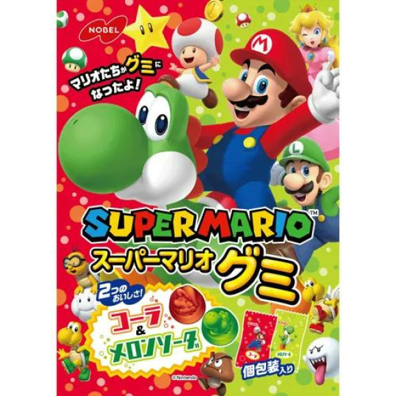 [日本代購] Super Mario 軟糖 85g