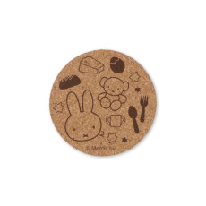  [日本直送] Miffy Kitchen 限定 圓形隔熱墊(棕色)