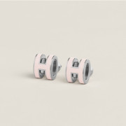 [歐洲代購] Hermes Mini Pop H earrings in Silver - 100%正貨(有盒有單全套)