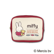 [日本直送] 日本郵便局限定 Miffy 翻蓋 拉鍊化妝包