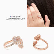 [美國直送] Kate Spade Yours Truly Pave Heart Ring