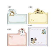 [日本直送] 日本製 Mofusand x Sanrio die cut memo pack [現貨]