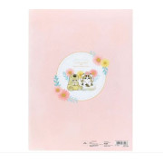 [日本直送] 日本製 Mofusand x Sanrio A4size, 5層透明File  - 優雅的花朵圖案