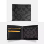 [美國代購] 2023年Black Friday 優惠 COACH 3 in 1 Wallet in Signature Canvas - Black