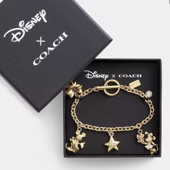 [美國代購] 2023年Black Friday 優惠 Disney x COACH Holiday Charm Bracelet