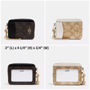 [美國代購] 2023年Black Friday 優惠 COACH Signature Zip Card Case