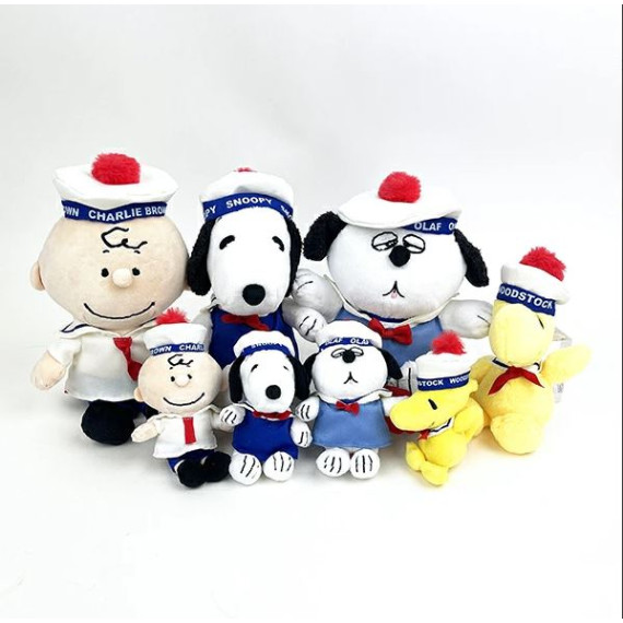 [日本直送] Peanuts 海洋水手 Snoopy毛絨公仔掛件 - 16cm [現貨]