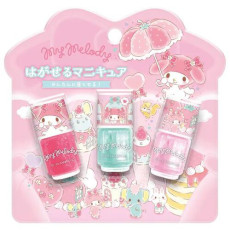 [日本直送] Sanrio 角色兒童可拆卸指甲油套裝-MY MELODY