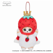 [日本直送] mofusand x Sanrio 角色迷你掛件（STRAWBERRY KING） [現貨]