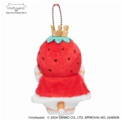 [日本直送] mofusand x Sanrio 角色迷你掛件（STRAWBERRY KING） [現貨]