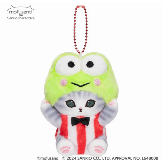 [日本直送] mofusand x Sanrio 角色迷你掛件（KEROPPI） [現貨]