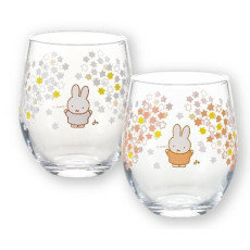 [日本直送] 日本製Miffy 變色玻璃杯 (橙色星星圖案) [現貨]