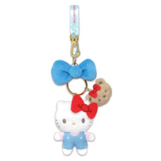 [日本直送] Hello Kitty 50週年紀念匙扣掛件 - 粉藍色 [現貨]