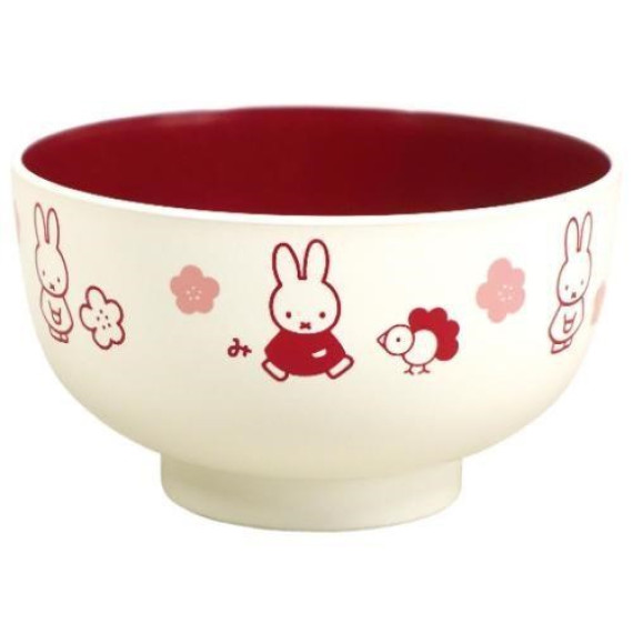 [日本直送] 日本製 Miffy 湯碗 12cm (花)