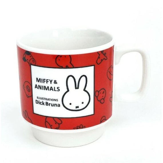 [日本直送] Miffy & Animals 2024年 馬克杯（紅色）