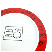 [日本直送] Miffy & Animals 2024年 陶瓷碟（紅色）