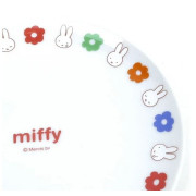 [日本直送] 日本製 Miffy 花朵系列陶瓷製圈形碟 16cm - 彩色