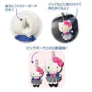 [日本直送] Sanrio角色x女高中生造型毛絨公仔 掛件 - 啡色 Hello Kitty [現貨]