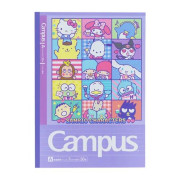 [日本直送] Campus x Sanrio B5 筆記本 7mm (一套5款)