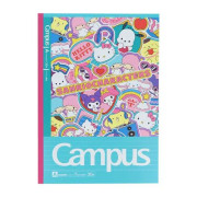 [日本直送] Campus x Sanrio B5 筆記本 7mm (一套5款)